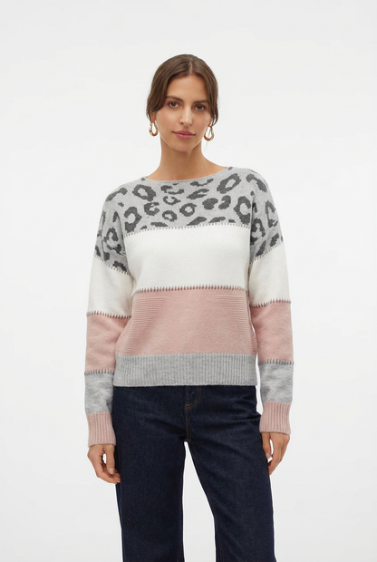 Clara Pullover leopardenlook