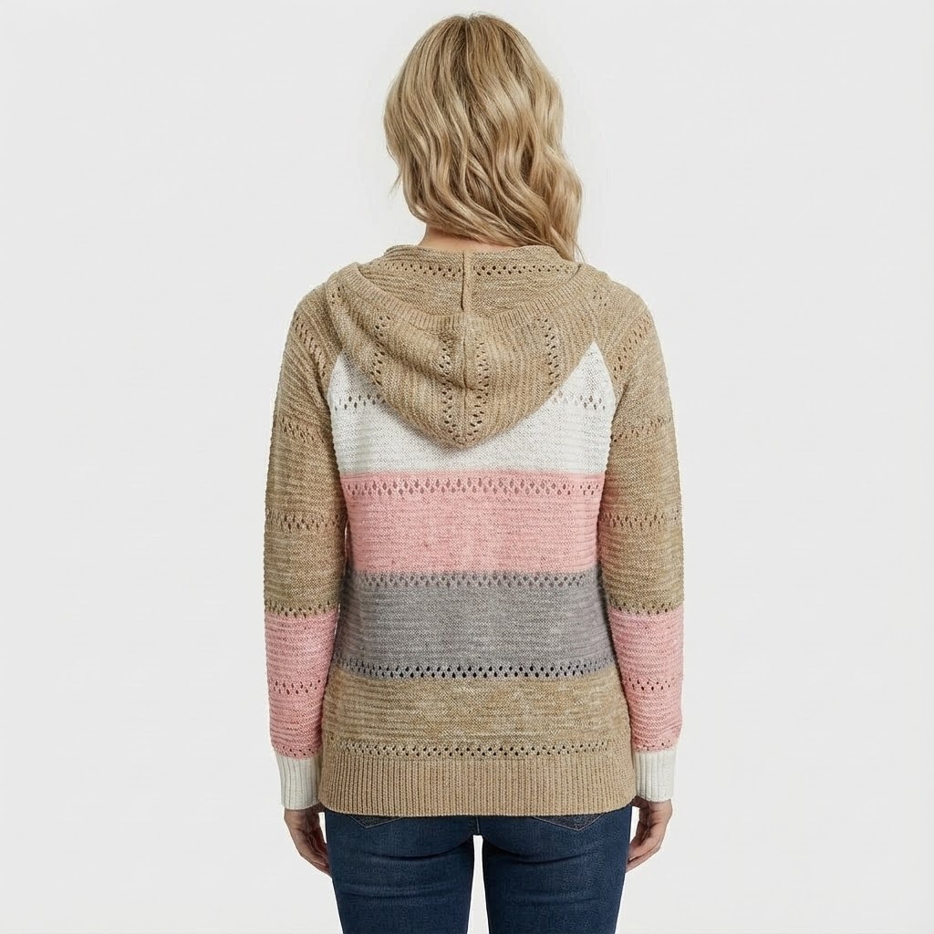 Zizi Gebreites Hoodie-Vest