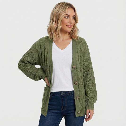 Elara Lange Strickweste