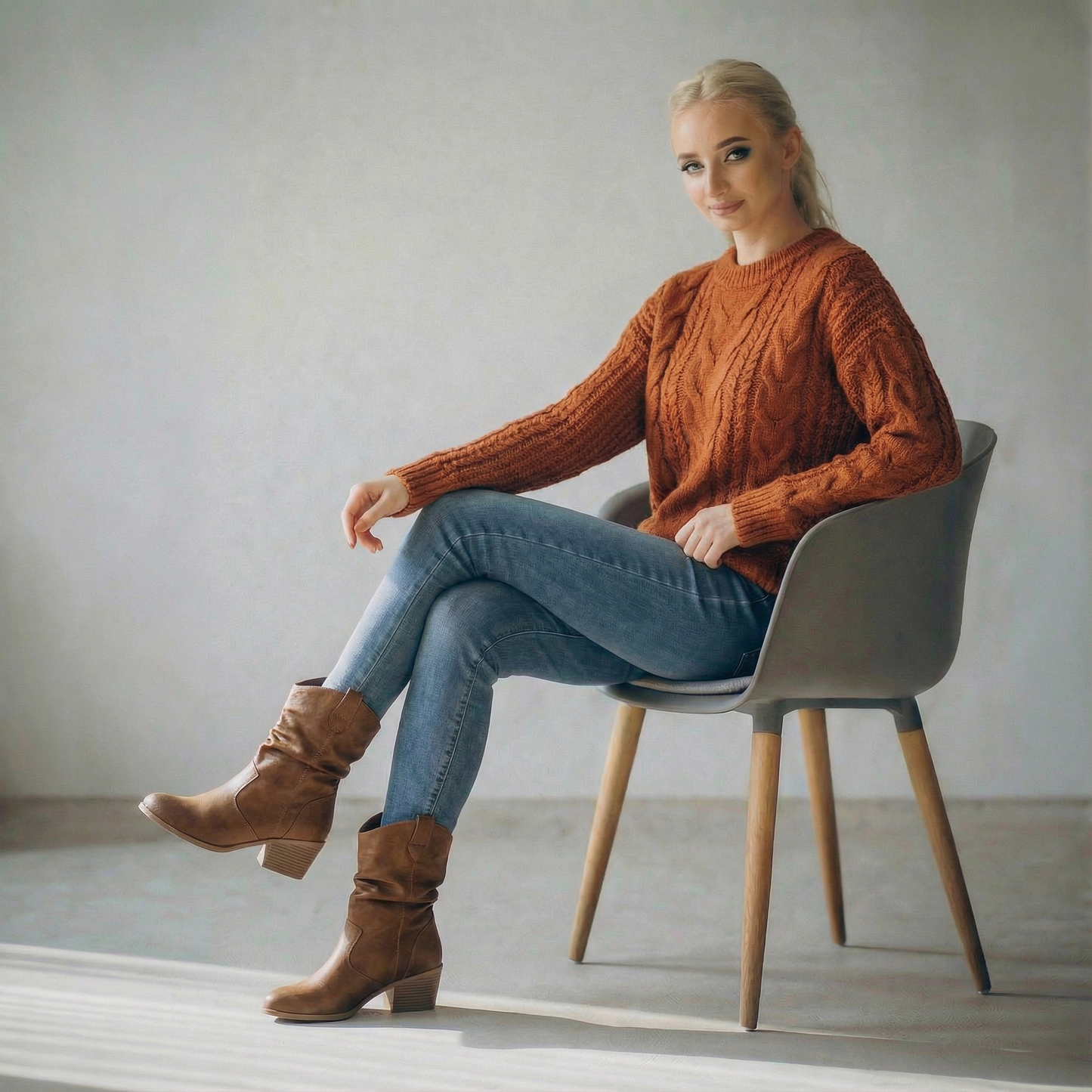 Yara Lederstiefel elegant