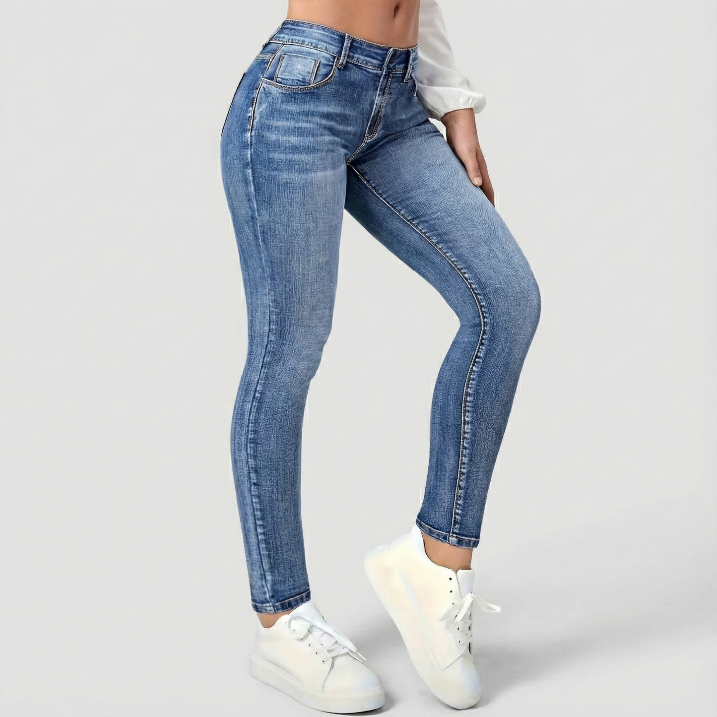 Avelyra High Waist Skinny Damenjeans