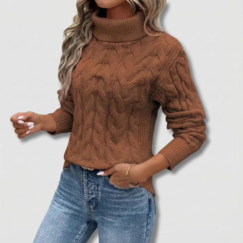 Ella Turtleneck cableknit