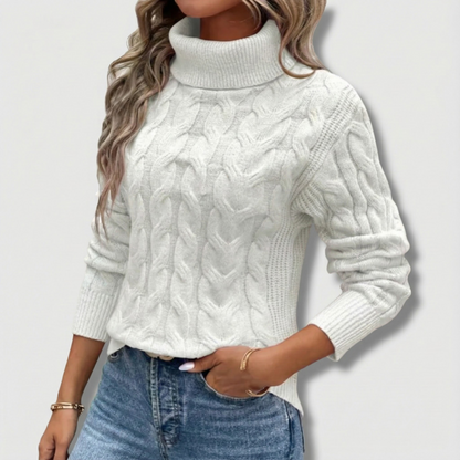 Ella Turtleneck cableknit