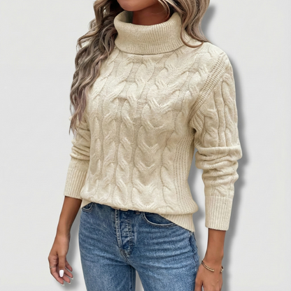 Ella Turtleneck cableknit