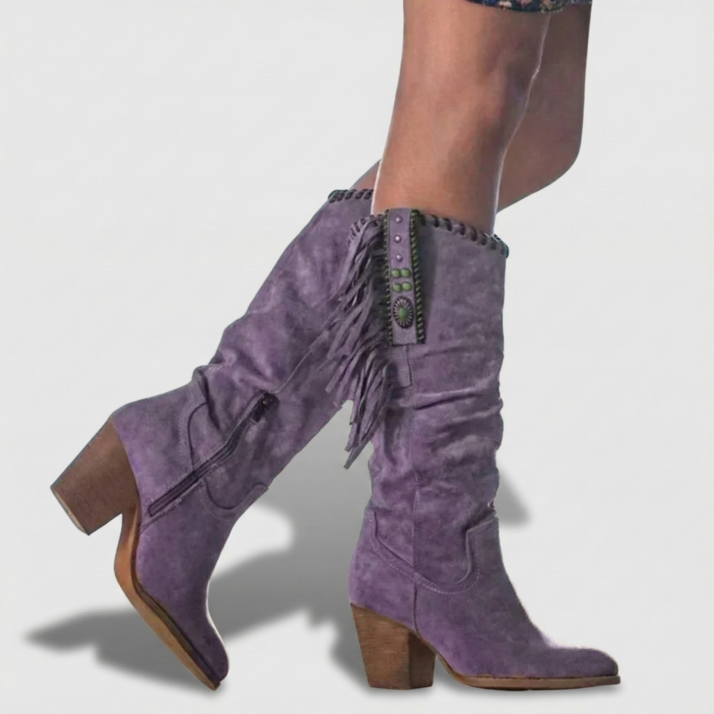 Alva Western Fringe Boots elegant