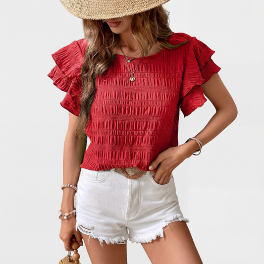 Roselina Damen Kurzarmshirt