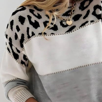 Clara Pullover leopardenlook