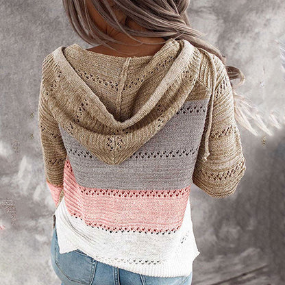 Zizi Gebreites Hoodie-Vest