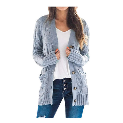 Elara Lange Strickweste