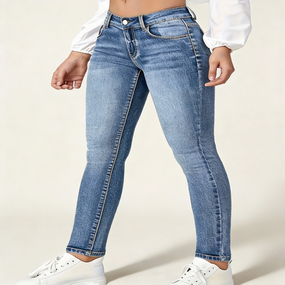 Avelyra High Waist Skinny Damenjeans