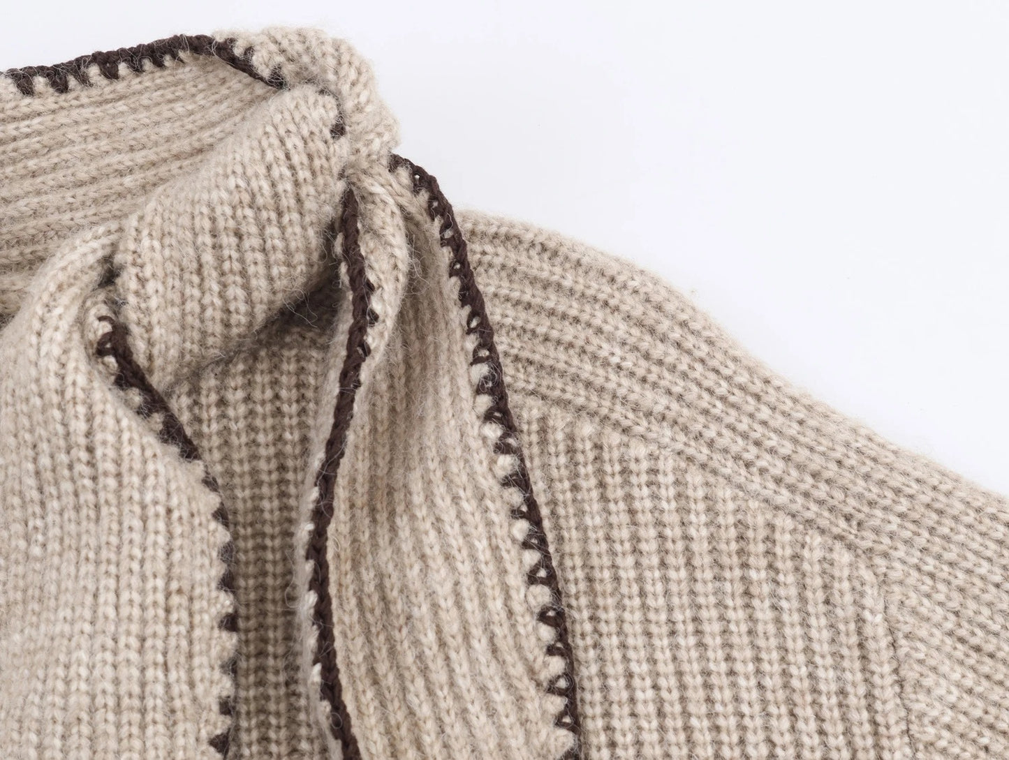 Eliré Damenstrickpullover mit Schleife